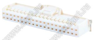 MOLEX iGrid™ 5016464000 корпус двухрядной розетки на кабель; шаг 2,00мм; 2x20-конт.