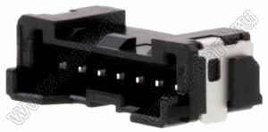 MOLEX Micro-Lock2.0™ 5055780771 вилка однорядная угловая для SMD монтажа, цвет черный; 7-конт.