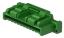 MOLEX CLIK-Mate-1.50™ 5025781206 корпус однорядной розетки на кабель, цвет зеленый; 12-конт.