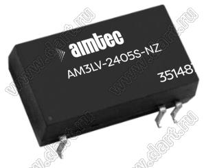 AM3LV-2405S-NZ модульный источник питания постоянного тока (DC/DC); Uвх=18...36В; Uвых=5В; Iвых=600мА; Uпр=1500; 3Вт
