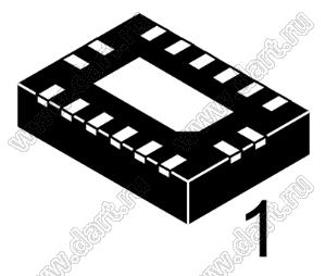 NCP81152MNTWG (QFN-16) микросхема драйвера затвора; Uпит.=6,5В (макс.); 4; Junction Isolation; Uвых (макс)=35В