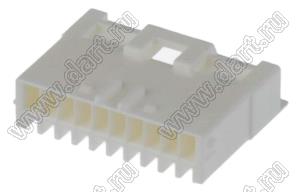 MOLEX MicroTPA™ 51227-1000 корпус вилки на кабель, цвет натуральный; шаг 2,00мм; 10-конт.