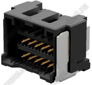 MOLEX CLIK-Mate-1.50™ 2132281231 вилка SMD двухрядная вертикальная, цвет черный; 12-конт.