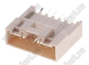 MOLEX MicroTPA™ 557550719 вилка на плату вертикальная с изогнутыми выводами, цвет натуральный; 7-конт.