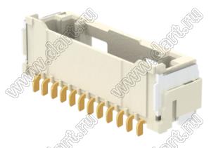 MOLEX CLIK-Mate-1.50™ 2132261210 вилка SMD однорядная горизонтальная, цвет натуральный; 12-конт.