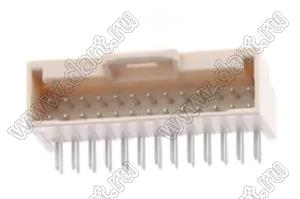 MOLEX iGrid™ 501876-2640 вилка двухрядная горизонтальная; шаг 2,00мм; 2x13-конт.