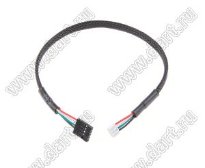 JST PH2.0-300mm-USB2.0 5 pin female сборка кабельная