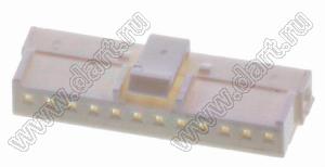 MOLEX MicroTPA™ 51216-1200 корпус розетки на кабель, цвет натуральный; шаг 2,00мм; 12-конт.