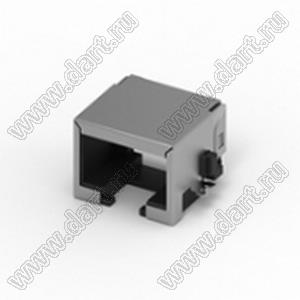 210A-11A0B-RA17 разъем RJ45 экранированный, SMD