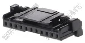 MOLEX Micro-Lock2.0™ 5055701101 корпус однорядной розетки на кабель, цвет черный; 11-конт.