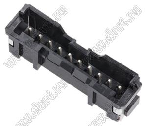 MOLEX Micro-Lock2.0™ 5055751071 вилка однорядная прямая для SMD монтажа, цвет черный; 10-конт.
