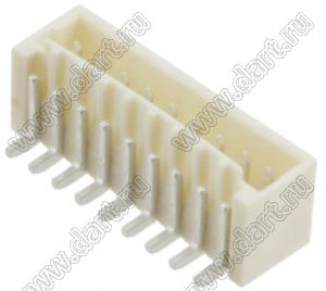 MOLEX Pico-SPOX™ 874370943 вилка вертикальная для поверхностного монтажа бежевая; 9-конт.