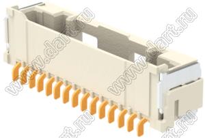 MOLEX CLIK-Mate-1.50™ 2132261510 вилка SMD однорядная горизонтальная, цвет натуральный; 15-конт.
