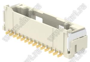 MOLEX CLIK-Mate-1.50™ 2132251430 вилка SMD однорядная вертикальная, цвет натуральный; 14-конт.