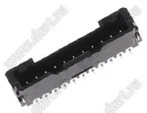 MOLEX Micro-Lock2.0™ 5055781171 вилка однорядная угловая для SMD монтажа, цвет черный; 11-конт.