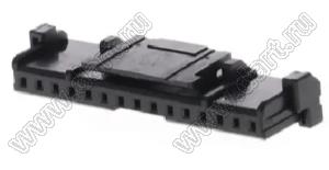MOLEX Micro-Lock2.0™ 5055701501 корпус однорядной розетки на кабель, цвет черный; 15-конт.
