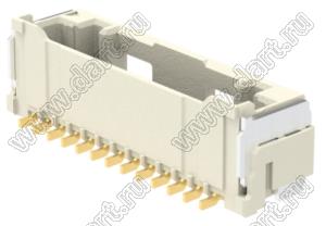 MOLEX CLIK-Mate-1.50™ 2132251370 вилка SMD однорядная вертикальная, цвет натуральный; 13-конт.