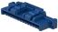 MOLEX CLIK-Mate-1.50™ 5025781504 корпус однорядной розетки на кабель, цвет синий; 15-конт.