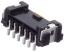 MOLEX Micro-Lock2.0™ 5055750681 вилка однорядная прямая для SMD монтажа с срышкой для автоматического монтажа, цвет черный; 6-конт.