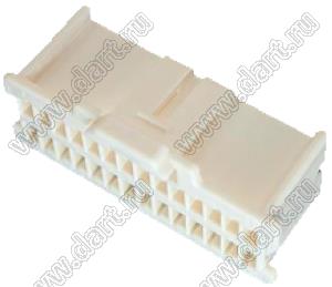 ZNDP-28V-A-S корпус розетки на провод; шаг 1,5мм; SMD 2225; 28-конт.