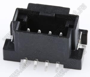 MOLEX 5600200421 вилка на плату прямая; шаг 2,00мм; 4-конт.