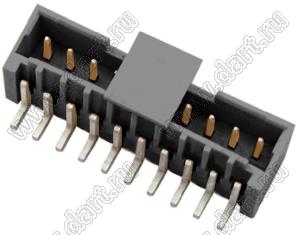 MOLEX Pico-SPOX™ 874371063 вилка вертикальная для поверхностного монтажа черная с монтажной крышкой; 10-конт.