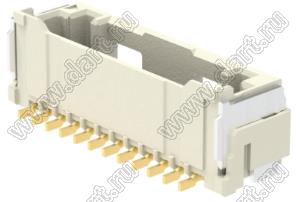 MOLEX CLIK-Mate-1.50™ 2132251210 вилка SMD однорядная вертикальная, цвет натуральный; 12-конт.