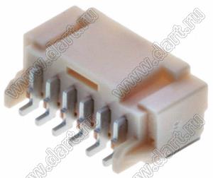 MOLEX 5023520610 вилка на плату угловая; шаг 2,00мм; 6-конт.