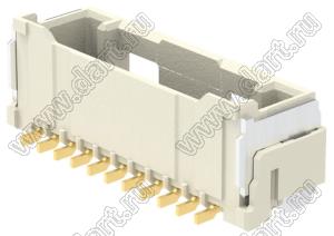 MOLEX CLIK-Mate-1.50™ 2132251110 вилка SMD однорядная вертикальная, цвет натуральный; 11-конт.