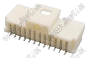 MOLEX Pico-Clasp™ 2035591207 вилка SMD однорядная горизонтальная на плату, цвет натуральный; 11кв.мм; 12-конт.