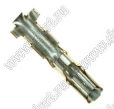 SPND-002T-C0.5 терминал (контакт) розетки на провод; шаг 2,00мм; AWG# 28-24; медный сплав луженый