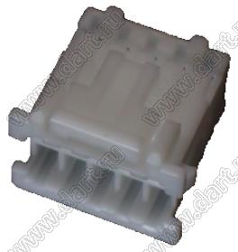PADP-10V-1-S корпус розетки на провод; шаг 2,00мм; 10-конт.; нейлон-66, цвет натуральный