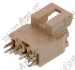 MOLEX Ultra-Fit™ 1722872102 вилка однорядная прямая для выводного монтажа с зажимами для пайки, цвет натуральный; 2-конт.