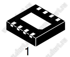 FAN3223TMPX (WDFN-8) микросхема драйвера затвора; Uпит.=18В (макс.); 2; Non-Isolated