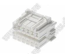 MOLEX CP-3.3™ 5056050400 корпус двухрядной розетки на кабель, цвет натуральный; P=3,3мм; 4-конт.