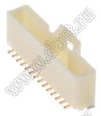 MOLEX Pico-Clasp™ 5044491407 вилка SMD однорядная вертикальная на плату, цвет натуральный; шаг 1,0мм; 14-конт.