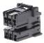MOLEX CP-3.3™ 5056050601 корпус двухрядной розетки на кабель, цвет черный; P=3,3мм; 6-конт.