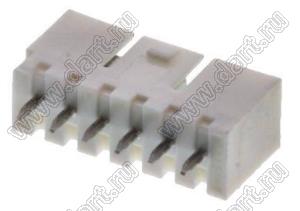 MOLEX Mighty-SPOX™ 532580629 вилка однорядная прямая P=3.5мм для выводного монтажа, цвет натуральный; 6-конт.