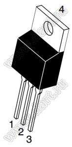 MBR1560CT (TO220AB) два диода Шоттки с общим катодом; VRRM=60V; IO=15А; VF@IF=0,9В (15)