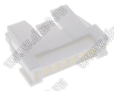 MOLEX Mighty-SPOX™ 511140600 корпус однорядной розетки на кабель, цвет натуральный; 6-конт.