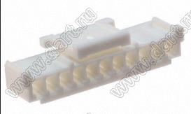 MOLEX 355071100 Корпус розетки на провод; шаг 2,00мм; 11-конт.