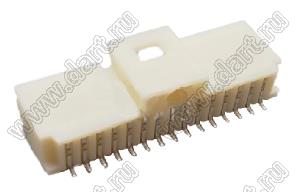 MOLEX Pico-Clasp™ 2023961507 вилка SMD однорядная горизонтальная на плату, цвет натуральный; 14кв.мм; 15-конт.