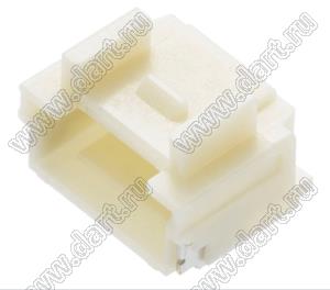 MOLEX Pico-Clasp™ 2035630405 вилка SMD однорядная горизонтальная на плату, цвет натуральный; 2кв.мм; 4-конт.