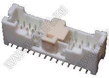 BM28B-PUDSS-TFC разъем для поверхностного (SMD) монтажа с вертикальным входом; шаг 2,00мм; 28-конт.