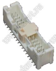 BM32B-PUDSS-TFC разъем для поверхностного (SMD) монтажа с вертикальным входом; шаг 2,00мм; 32-конт.