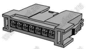 MOLEX Mighty-SPOX™ 511140700 корпус однорядной розетки на кабель, цвет натуральный; 7-конт.