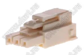 MOLEX Ultra-Fit™ 1722564103 корпус однорядной розетки на кабель, цвет натуральный; 3-конт.