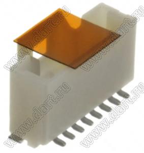 MOLEX Pico-Clasp™ 2035570807 вилка SMD однорядная вертикальная на плату, цвет натуральный; 7кв.мм; 8-конт.