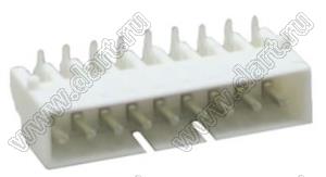 MOLEX Mighty-SPOX™ 532590929 вилка однорядная угловая для выводного монтажа, цвет натуральный; 9-конт.