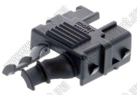 MOLEX Mega-Fit™ 2001220006 задняя стенка корпуса двухрядной розетки на кабель, цвет черный; 6-конт.